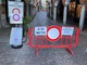 Ancora chiusa al transito la zona di via Alberganti dove si è formata la piccola voragine Ancora chiusa al transito la zona di via Alberganti dove si è formata la piccola voragine