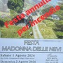 L'incendio ferma anche la Festa della Madonna delle Nevi in Valle Cannobina