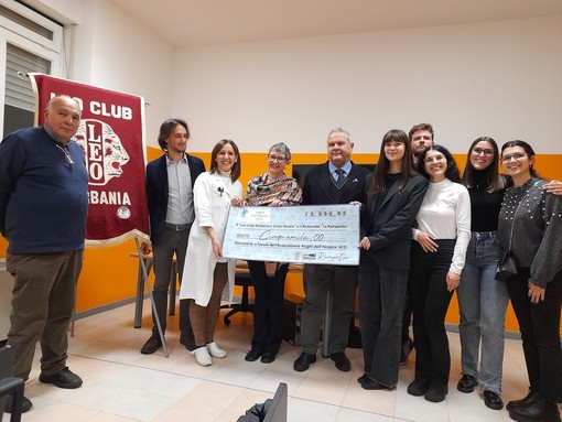 Cinquemila euro dal Leo Club per la nuova terrazza dell’hospice San Rocco