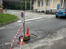 Nuovi problemi al manto stradale di Omegna