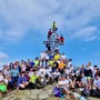 La bicicletta della pace dal mare al Monte Massone FOTO La bicicletta della pace dal mare al Monte Massone FOTO