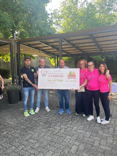 Dal Giro delle Contrade 5mila euro agli “Amici del Muller”
