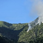 Incendio all’Alpe Vermenasca sotto controllo