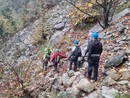 Salvati dal Soccorso Alpino i tre escursionisti bloccati sulla ferrata FOTO Salvati dal Soccorso Alpino i tre escursionisti bloccati sulla ferrata FOTO