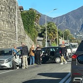 Scontro tra tre auto a Verbania Suna: traffico in tilt verso Fondotoce Scontro tra tre auto a Verbania Suna: traffico in tilt verso Fondotoce