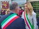 Il sindaco di Omegna a Genova per ricordare le vittime del Ponte Morandi FOTO
