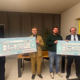 Doppia donazione prenatalizia del Centro Ortopedico di Quadrante