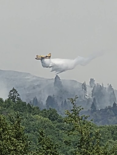 Incendi, resta alta l’attenzione in Val Grande e a Calasca Incendi, resta alta l’attenzione in Val Grande e a Calasca