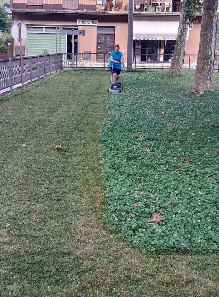 Gli Amici di Crusinallo completano la pulizia del quartiere FOTO