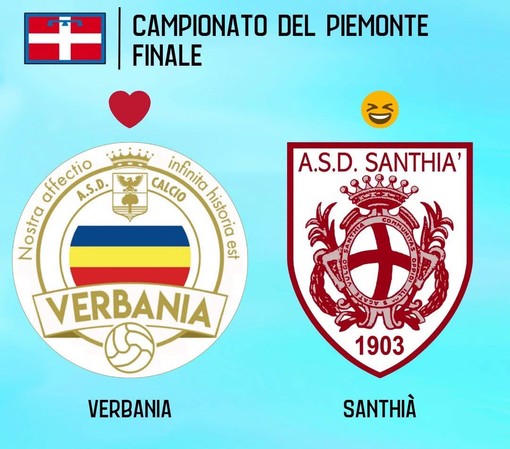 Lo stemma del Verbania vola in finale: oggi la sfida con il Santhià Lo stemma del Verbania vola in finale: oggi la sfida con il Santhià