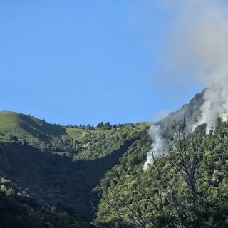 Incendio all’Alpe Vermenasca sotto controllo