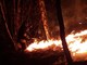 Vasto incendio alle pendici del monte Sciarrè, nel territorio del Comune di Gignese