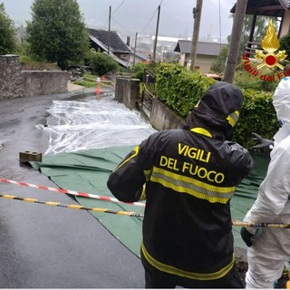Sversamento di mercurio a Pieve Vergonte: strada chiusa e area messa in sicurezza