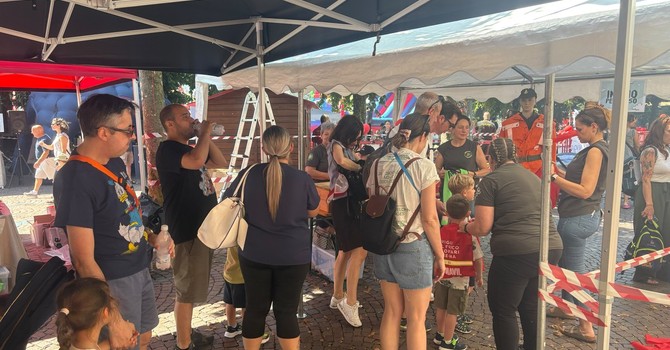 Grisulandia, centinaia di bambini protagonisti in piazza Mameli FOTO