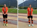 A sinistra Chiara Zambonini, a destra Mia Marijke Pelganta A sinistra Chiara Zambonini, a destra Mia Marijke Pelganta