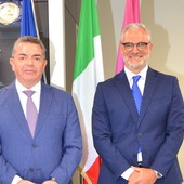 Il questore Giancarlo Conte e il vicario Andrea Lefano
