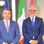 Il questore Giancarlo Conte e il vicario Andrea Lefano Il questore Giancarlo Conte e il vicario Andrea Lefano