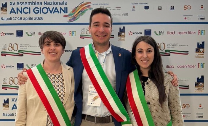 Da sinistra Serena Melica, Alessio Baldi, Ludovica Merola