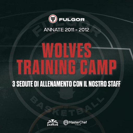 Basket, Wolves Training Camp: allenamenti aperti a tutti i 2011 e 2012 della provincia Basket, Wolves Training Camp: allenamenti aperti a tutti i 2011 e 2012 della provincia