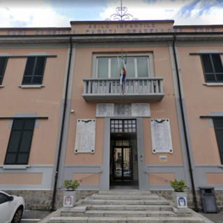 Gravellona, festa dell'asilo Monumento ai Caduti in memoria di Augusta Lanini