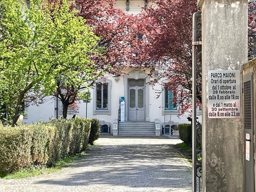 Foto: la sede della biblioteca comunale di Verbania