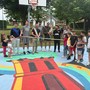 Inaugurato il nuovo campo da basket a Casale Corte Cerro