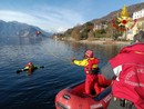 Vigili del fuoco, corso di formazione in ambiente acquatico per i volontari del Vco Vigili del fuoco, corso di formazione in ambiente acquatico per i volontari del Vco