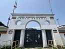 L’ingresso dello stadio comunale a Intra L’ingresso dello stadio comunale a Intra