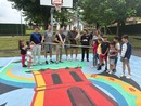 Inaugurato il nuovo campo da basket a Casale Corte Cerro