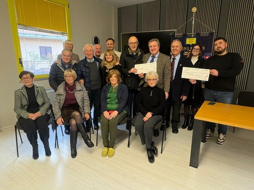 Lions Club Omegna, una donazione da 10mila euro a Ciss Cusio e Casa Mantegazza