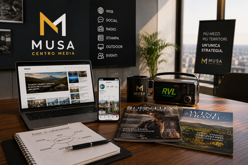 Musa compie vent'anni e diventa Centro Media: un'unica regia per la comunicazione Musa compie vent'anni e diventa Centro Media: un'unica regia per la comunicazione
