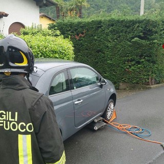 Cannobio, un incidente stradale causa una perdita di gas