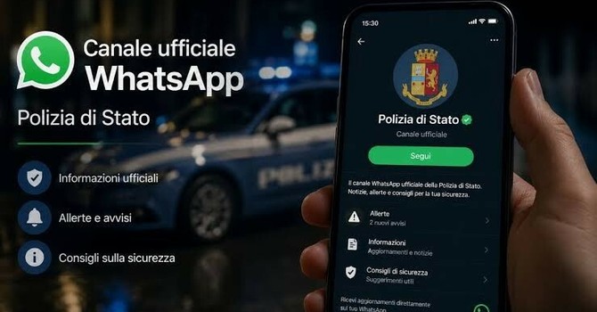 La Polizia di Stato è anche su WhatsApp: attivo il canale ufficiale