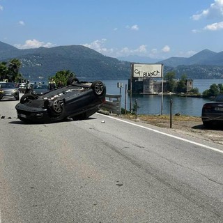 Incidente a Cannobio: lunghe code sulla SS 34