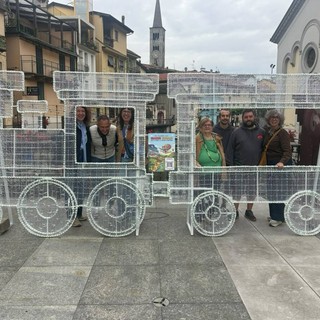 Festival Rodari, inaugurata l'installazione dedicata alla Freccia Azzurra