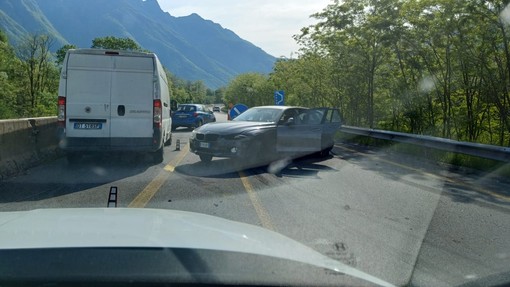 Incidente ad Anzola, traffico bloccato sulla superstrada