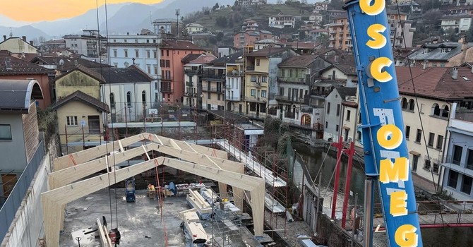 Il nuovo oratorio di Omegna prende forma Il nuovo oratorio di Omegna prende forma