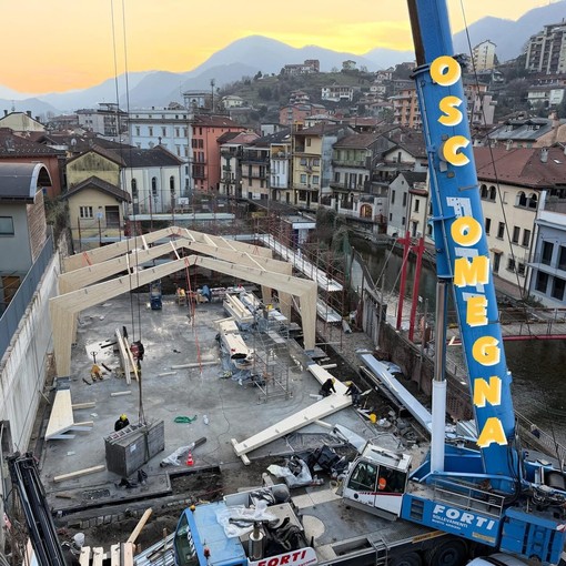 Il nuovo oratorio di Omegna prende forma Il nuovo oratorio di Omegna prende forma