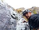 Il giovane alpinista Luca Favaretto al circolo di Cavandone
