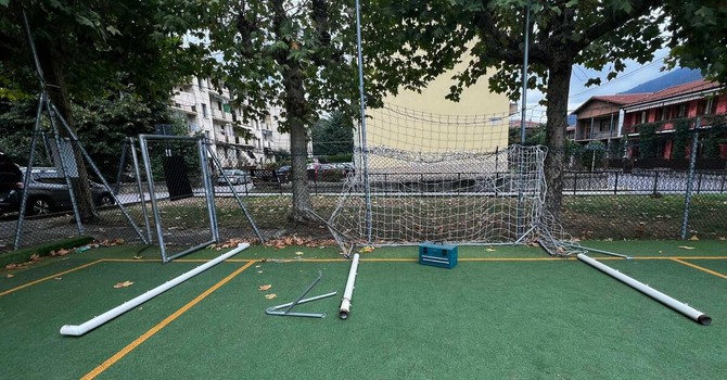 Crusinallo, interventi di manutenzione al Parco della Dogna Crusinallo, interventi di manutenzione al Parco della Dogna