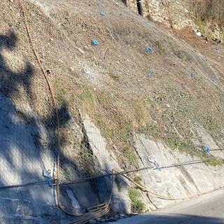 Bagnella, quasi terminati i lavori di messa in sicurezza del versante di via Erbera