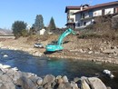 Torrente Strona, proseguono i lavori per la messa in sicurezza degli argini FOTO