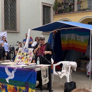 Luisa Morgantini a Casa don Gianni per richiamare l'attenzione su Gaza e la Palestina