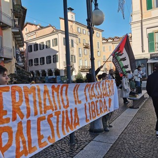 Fiaccolata e presidio a Verbania per la Giornata di solidarietà con il popolo palestinese