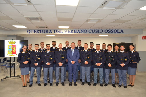 Polizia, diciassette nuovi agenti in servizio alla Questura Polizia, diciassette nuovi agenti in servizio alla Questura