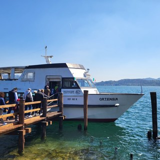 Navigazione sul lago d’Orta: boom di passeggeri da inizio maggio
