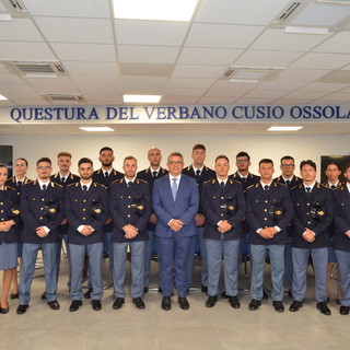 Polizia, diciassette nuovi agenti in servizio alla Questura di Verbania