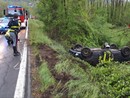 Auto si cappotta a San Bernardino Verbano: due feriti in codice giallo Auto si cappotta a San Bernardino Verbano: due feriti in codice giallo