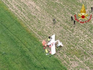 Le immagini dei soccorsi all'opera a Brebbia