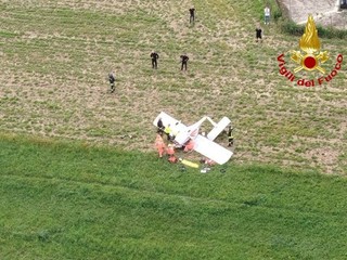 Le immagini dei soccorsi all'opera a Brebbia